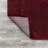 Arbelle Solid Low-Pile Dark Red Rug-1429886296