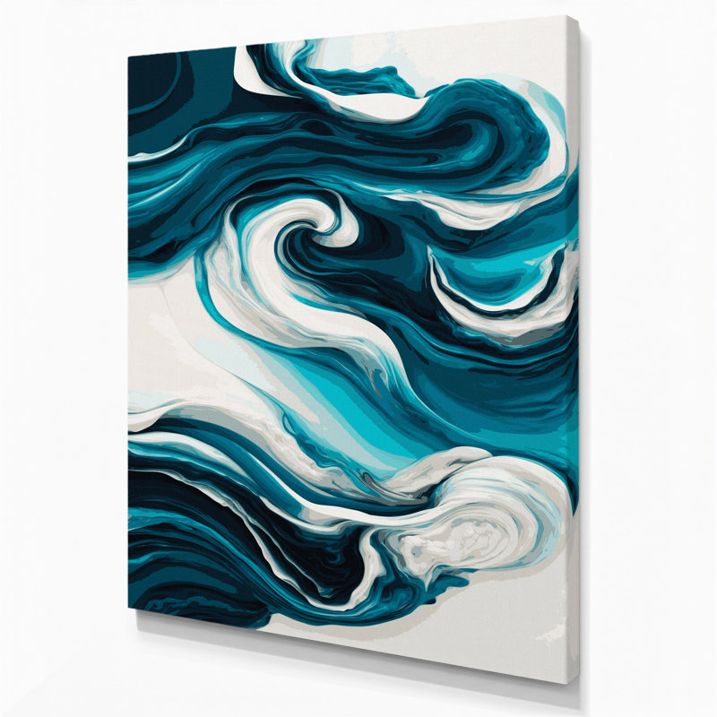 Art abstrait sur toile, paysage abstrait 24, H 14 po x l 11 po