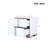 Glam Mirrored Nightstand with 2 Drawers & Elegant Metal Legs, Modern Reflective Bedside Table for Bedroom or Living Room, Space-Enhancing Accent Cabinet, 23.3" White/Silver Finish
