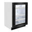 ZLINE 24 in. Touchstone 151 Can Beverage Fridge w/ DuraSnow Stainless Steel Glass Door-402391020