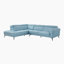 Canapé d'angle moderne et contemporain Dann 111,5 po - Sofa d'angle réversible en cuir avec méridienne confortable et design flexible.-713463831-729695456