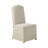 Anjila High-Back Dining Chairs with Skirt and Nailhead Trim