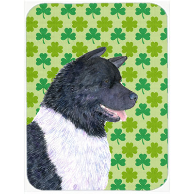 Planche à découper en verre à caroline st. patrick akita st. patrick Shamrock Lucky Irish