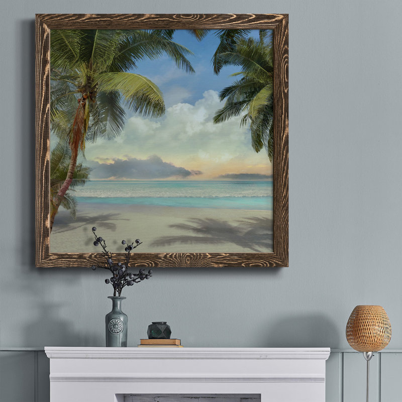 Grunge, art textuel sur toile, Cadre noyer, H 34,5 po x l 34,5 po x P 1 po