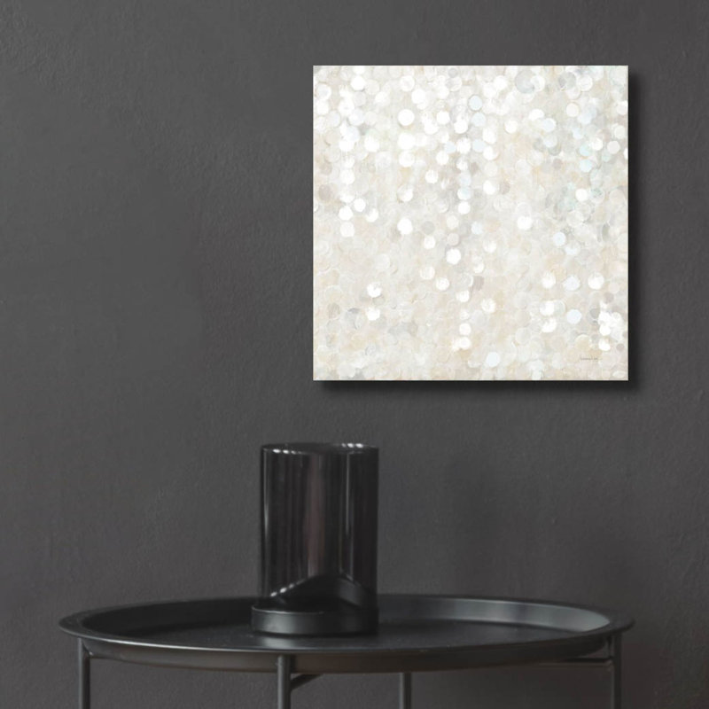 Art mural en verre «Shimmering Cascade» par Danhui Nai, H 12 po x l 12 po x P 0,13 po