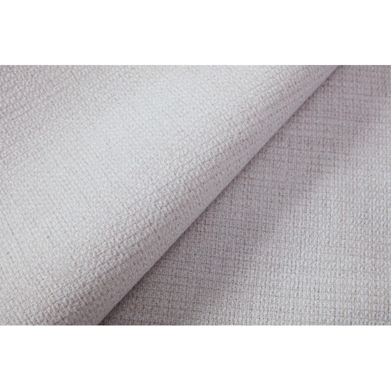 Lit à oreilles tapissier Shelton en toile texturée avec tête de lit de 54 po Shelton, style campagnard moderne rustique, base en bois, style neutre et scandinave