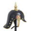 Sculpture Alemar Cole et casque en fer
