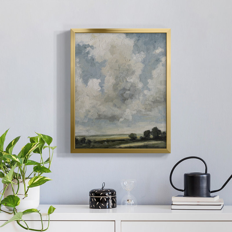 " Gathering Clouds " Painting Print
