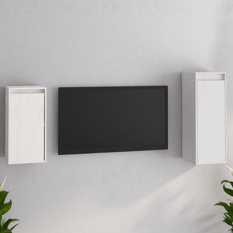 Geddings Unfinished Entertainment Centre, White