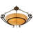 6 - Light Gilded Tobacco Unique/Statement Pendant
