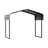 Metal Canopy 10 X 6 X 7 Ft. Eggshell-95763688