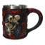 Tasse à café en résine rouge rouge