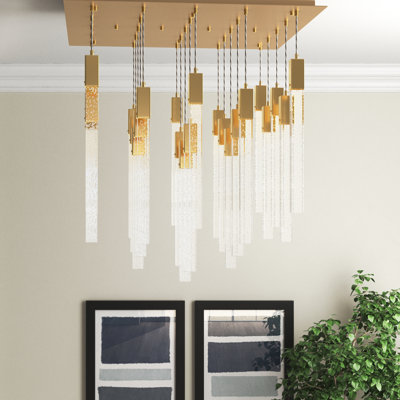 Luminaire suspendu à 25 lumières Aliha