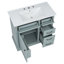 Meuble-lavabo 36 po avec lavabo, lavabo en céramique, 2 tiroirs basculants, charnières de porte à fermeture en douceur, -109906630