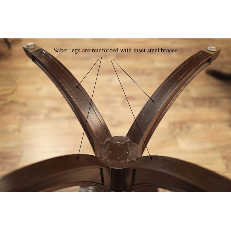 Oval Mahogany Wood Dining Table