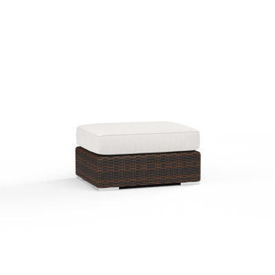 Repose-pieds d'extérieur avec coussin Bromie Naomie