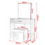 Karlei Dressing Table with Mirror-61563380