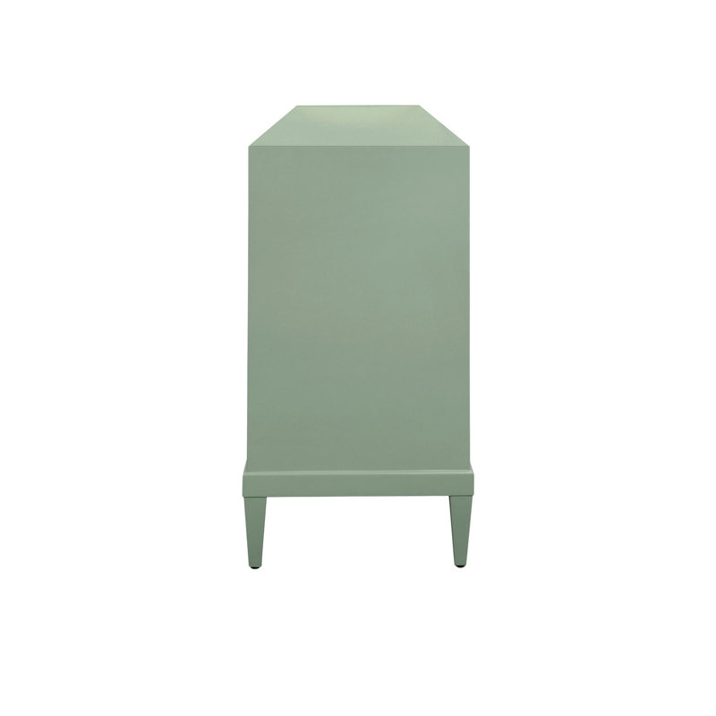 47.5 in. W Buffet Table, Green Lacquer