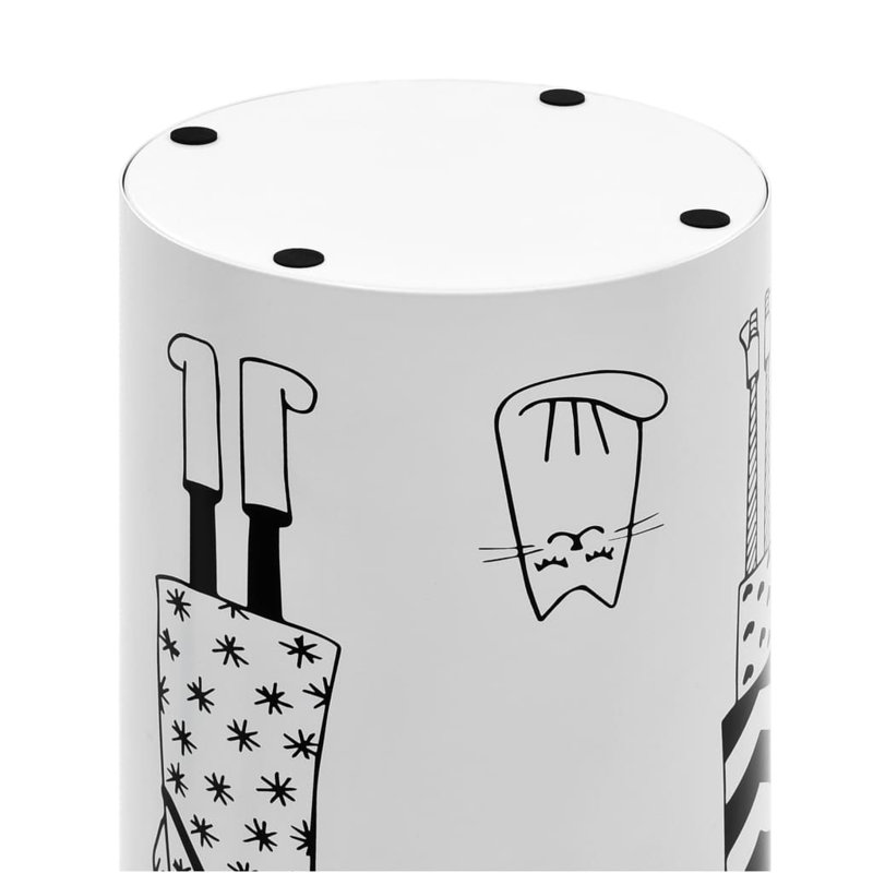 Porte-parapluies en acier, Blanc