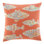 Coussin décoratif en toile de coton orange Tommy Bahama