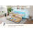 Twin Metal Daybed, Easy Assembly Space Saving-863769342