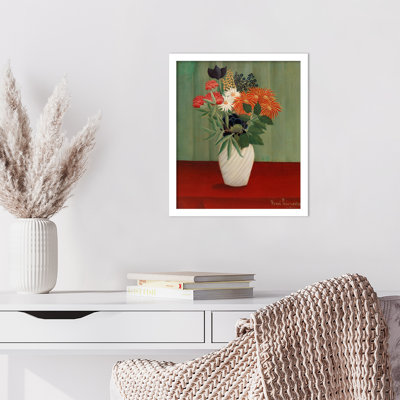 "Bouquet de fleurs" par Henri Rousseau