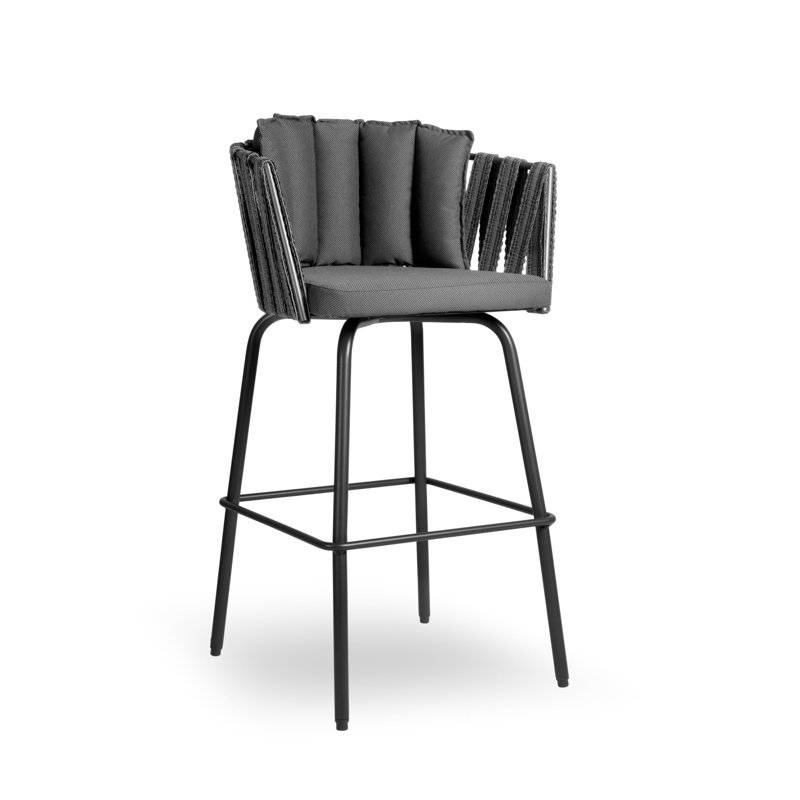 Tabouret de comptoir Anthea, Plomb