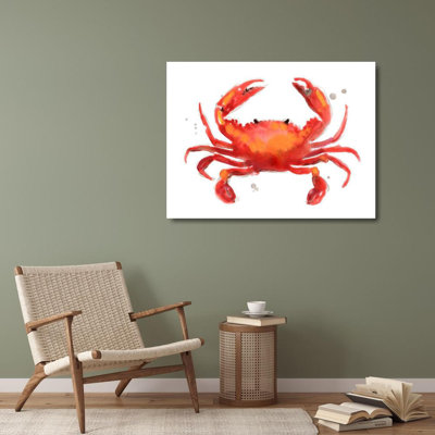 «Dovecove Vess, June Erica», reproduction d'art sur toile tendue: Crabe camée