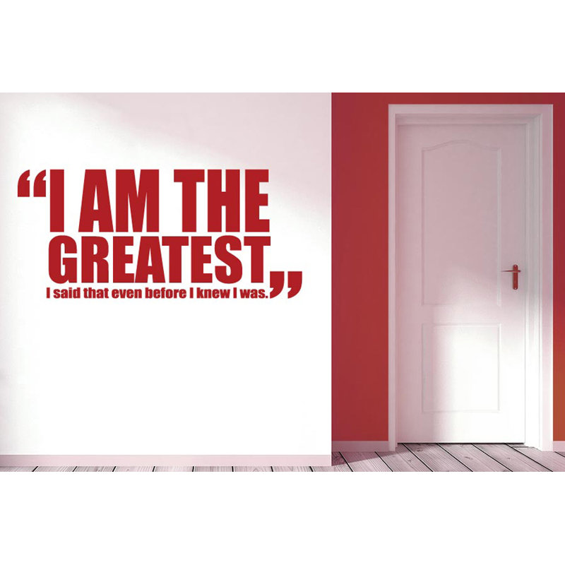 Non-Wall Damaging Wall Decal, Dark Red, Medium