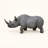 Rhinoceros Garden Statue