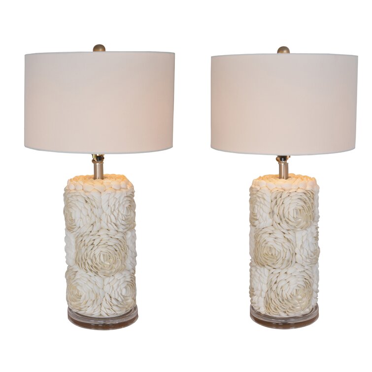 Aleena Pair of Shell Lamps