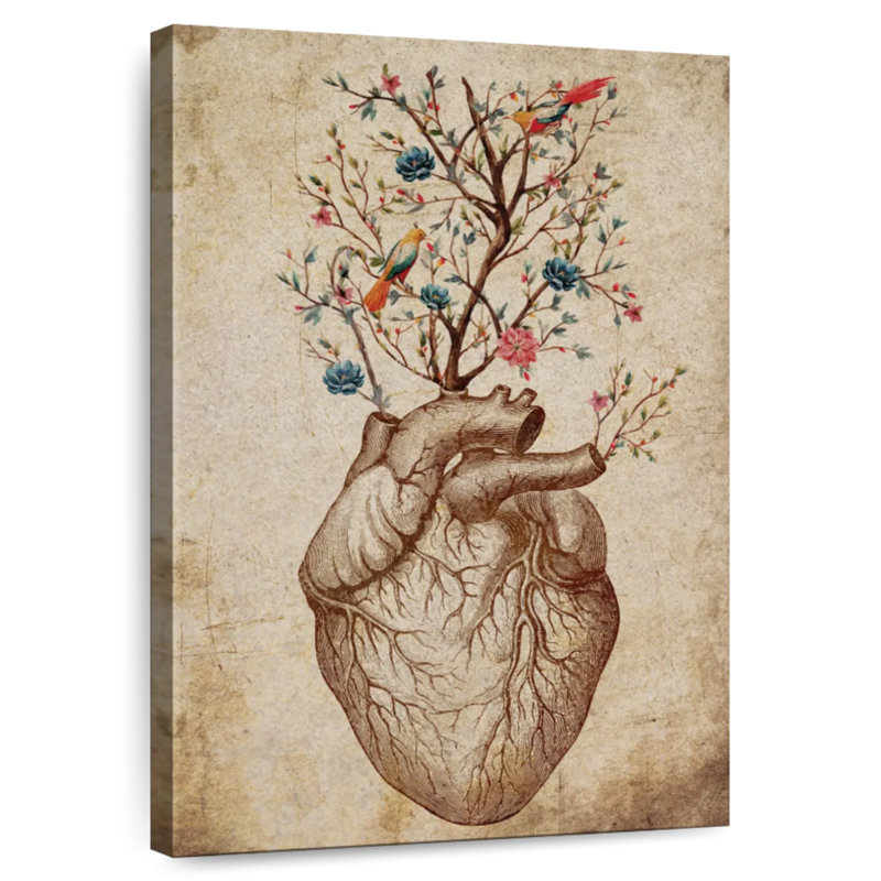 Keiri Heart Spring Floral, 51" H x 34" W