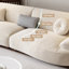 Canapé modulaire en polyester blanc crème