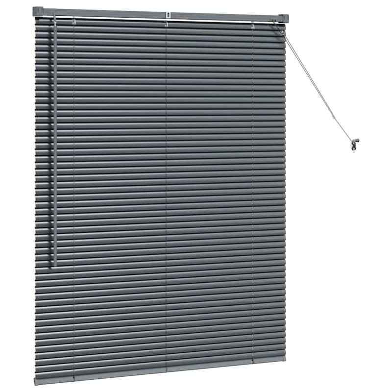 Venetian Blind, 130cm L x 105cm W, Dark Gray