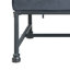 Banc rembourré gris Brantley