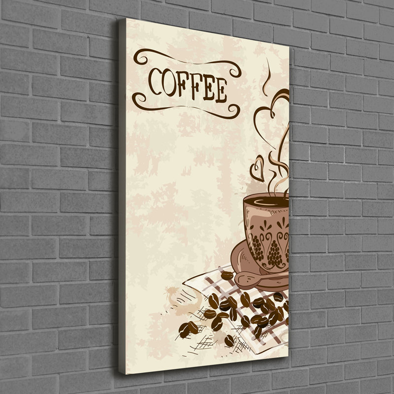 Aromatic Coffee - Wrapped Canvas Print