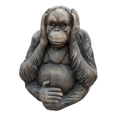 Deegan Animals Weather Resistant Fiberstone Garden Statue