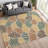 Machine Washable Indoor/Outdoor Jozwiak ACN2384 Floral Rug-856913231