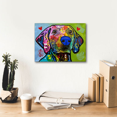 'Atten Hup' by Dean Russo Canvas Wall Art