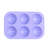 Norbi 6 Cup Non-Stick Silicone Mould with Lid-56116096