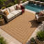 Outdoor Jute-Look Rug Tan/Brown_PMB2305-232393136