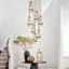 Lustre en spirale 7 lumières pour vestibule, vestibule et plafond haut Biak-815939726