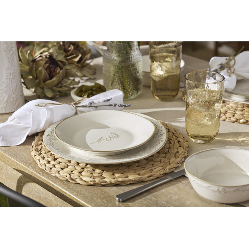 Lenox Homespun Amber Tall Tumbler - Set Of 4