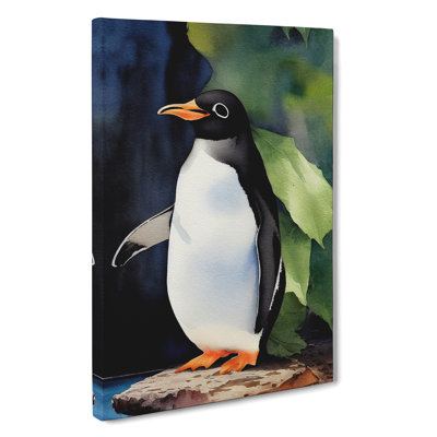 Penguin In Watercolour No.5 - Wall Art