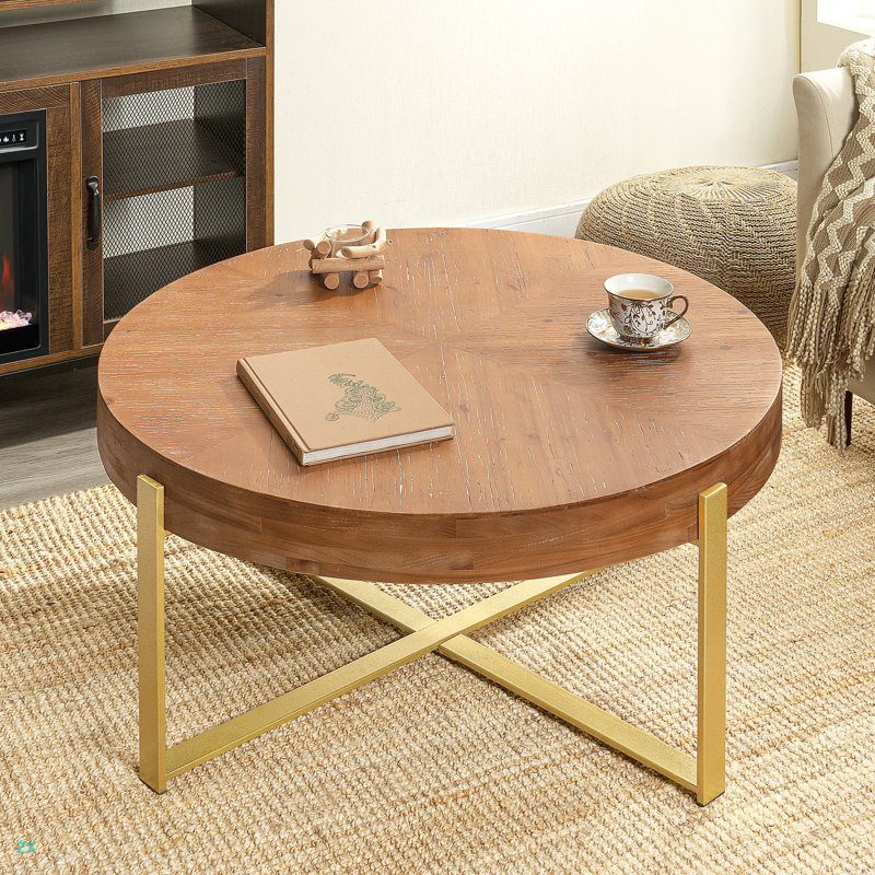 Table basse, table basse moderne et moderne, H 17,78 po x L 33,89 po x l 33,94 po, Noir mat