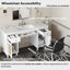 Rangement autoportant pour salle de bain avec lavabo et plateau basculant-537266868