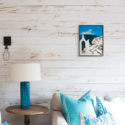 «Traditional Coastal Architecture Cityscape Abstraction» par Beth Ann Lawson - impression