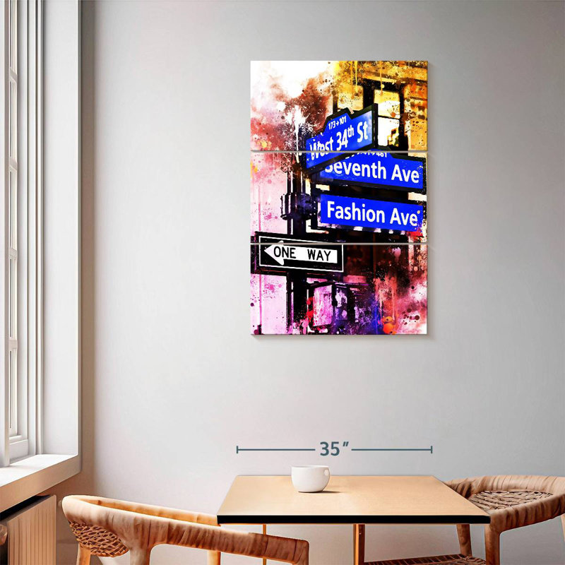 Mehar Directions, 57" H x 36" W