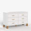 Commode double 6 tiroirs