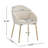 Heckstall 19'' H Fabric Upholstered Metal Armchair-1587828302